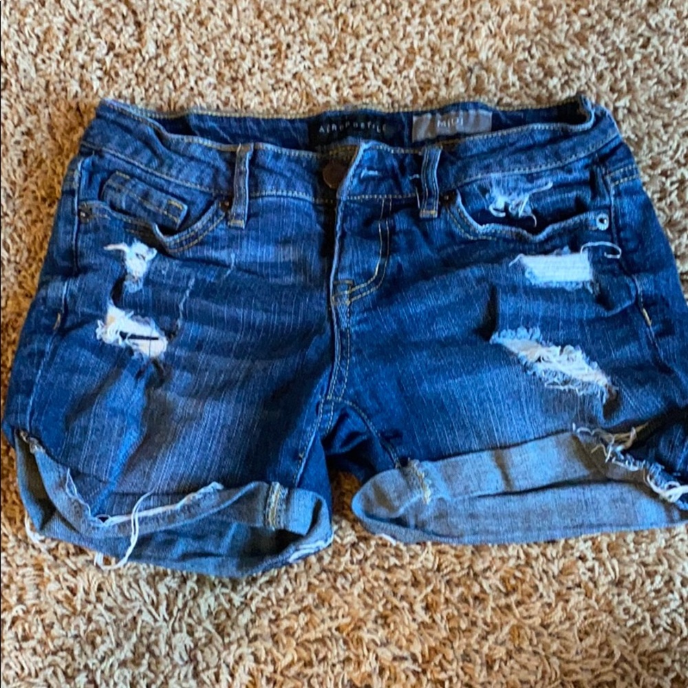 Denim shorts